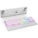 NZXT Gaming-tastatur Hvid, DE-layout, NZXT Optical