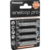 Panasonic eneloop pro Genopladeligt batteri AA Genopladeligt batteri, AA, 4 stk, 2500 mAh, Sort