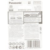 Panasonic eneloop pro Genopladeligt batteri AA Genopladeligt batteri, AA, 4 stk, 2500 mAh, Sort