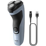 Philips Shaver 3000X Series Lyseblå/Sort