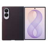 Samsung Carbon Magnet Etui, Mobiltelefon Cover mørk rød
