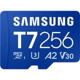 Samsung T7 microSDXC 256 GB, Hukommelseskort Blå