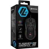 Sharkoon Light² S mus Ambidextrous USB Type-A Optisk 6200 dpi, Gaming mus Sort, Ambidextrous, Optisk, USB Type-A, 6200 dpi, Sort