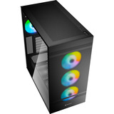 Sharkoon Rebel C50 RGB renoveret, Towerkabinet Sort