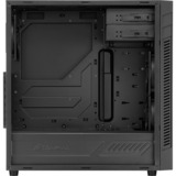 Sharkoon S25-V Midi Tower Sort, Towerkabinet Sort, Midi Tower, PC, Sort, ATX, micro ATX, Mini-ITX, Metal, 16,7 cm