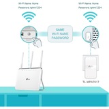 TP-Link TL-WPA7619 KIT 1000 Mbit/s Ethernet LAN Wi-Fi Hvid 2 stk, PowerLAN 1000 Mbit/s, IEEE 1901, IEEE 802.3, IEEE 802.3ab, IEEE 802.3u, Type E / F, Gigabit Ethernet, 10,100,1000 Mbit/s, Wi-Fi 5 (802.11ac)