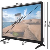 Telefunken LED-tv Sort