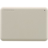 Toshiba Canvio Advance ekstern harddisk 1000 GB Hvid Beige, 1000 GB, 2.5", 2.0/3.2 Gen 1 (3.1 Gen 1), Hvid