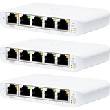 Ubiquiti UniFi Switch Flex Mini (3-pack) Administreret Gigabit Ethernet (10/100/1000) Strøm over Ethernet (PoE) Hvid Hvid, Administreret, Gigabit Ethernet (10/100/1000), Strøm over Ethernet (PoE)