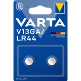 VARTA 04276 Engangsbatteri LR44 Alkaline Engangsbatteri, LR44, Alkaline, 1,5 V, 2 stk, 155 mAh