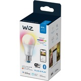 WiZ Pære 8 W (svarende til 60 W) A60 E27, LED-lampe Smart pære, Hvid, Wi-Fi/Bluetooth, E27, Flere, 2200 K