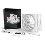 be quiet! Light Wings White 140 mm PWM high-speed Triple Pack, Sag fan Hvid