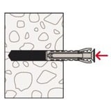 fischer Dyvler SX Plus 12x60 i spand, Dyvel Lys grå