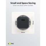 goobay Apple Lightning / USB-C PD opladningssæt nano 20 watt, Oplader Sort