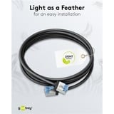 goobay Ultrafleksibelt Cat.6a patchkabel slim, U/FTP Sort