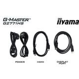 iiyama G-MASTER G2771HS-B1 computerskærm 68,6 cm (27") 1920 x 1080 pixel Fuld HD Sort, Gaming Skærm Sort (mat), 68,6 cm (27"), 1920 x 1080 pixel, Fuld HD, 0,4 ms, Sort