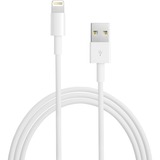 Apple Lightning - USB 2 m Hvid, Kabel Hvid, 2 m, Lightning, USB A, Hvid, USB 2.0, iPhone 5/5c/5s, iPad 4 gen, iPad mini, iPod nan 7 gen, iPod touch 5 gen