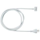 Apple MK122D/A el-ledning Hvid, Forlængerledning Hvid, Hvid, Hanstik, Hunstik