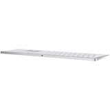 Apple MQ052LB/A tastatur Bluetooth QWERTY US engelsk Hvid Sølv/Hvid, Amerikansk layout, Gummi dome, Fuld størrelse (100 %), Trådløs, Bluetooth, QWERTY, Hvid