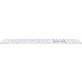 Apple MQ052Z/A tastatur Bluetooth QWERTY US International Hvid Sølv/Hvid, Layout i Storbritannien, Gummi dome, Fuld størrelse (100 %), Trådløs, Bluetooth, QWERTY, Hvid