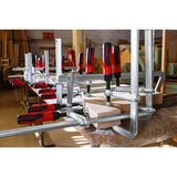 BESSEY GZ30-2K klemme F-klemme 30 cm Sort, Rød, Rustfrit stål, Skruetvinge Sort/Rød, F-klemme, Plast, Stål, 30 cm