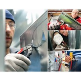 BESSEY Ideal-saks, lille og smidig D15A Sort/Rød
