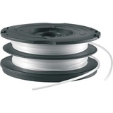 BLACK+DECKER A6495-XS tilbehør til kratskærer & kantklipper, Græstrimmer tråd Sort, Hvid, Nylon, 6 m, GL701, GL716, GL720, GL741, 2 stk, 1,5 mm