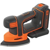 BLACK+DECKER Akku-Dreieckschleifer Mouse BDCDS18, 18Volt, Deltaschleifer, Delta Sanders Orange/Sort, 18Volt, Deltaschleifer