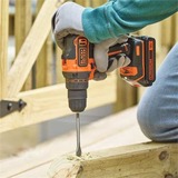 BLACK+DECKER BDCDD186K Pistolgreb boremaskine Lithium-Ion (Li-Ion) 1.5At Sort trådløs kombi-boremaskine, Bore-/ skruemaskine Sort/Orange, Pistolgreb boremaskine, Borring, Sort, Orange, 2,5 cm, 1 cm, 360 rpm