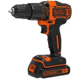 BLACK+DECKER BDCHD18KBST 1400 rpm Sort, Orange, Slagborer skruemaskine Sort/Orange, Skruemaskine, Pistol-/lige håndtag, Sort, Orange, Overbelastning, 1400 rpm, 40 Nm