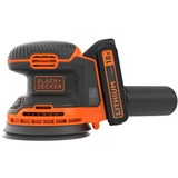 BLACK+DECKER BDCROS18 18V Lithium Rystepudser batteridreven slibemaskine , Tilfældige rystepudser Orange/Sort, uden batteri og oplader