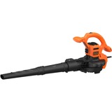 BLACK+DECKER BEBLV260-QS løvblæser 2600 W 315 km/t, Løvblæsere VAC/suger Sort/Orange, Håndholdt blæser, 2600 W, 315 km/t, 40 L, 10:1, Sort, Orange