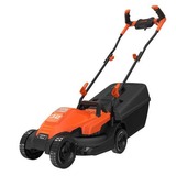 BLACK+DECKER BEMW451BH-QS plæneklipper Manuel plæneklipper Vekselstrøm Sort, Orange Orange/Sort, Manuel plæneklipper, 32 cm, 2,3 cm, 6,3 cm, Roterende knive, 35 L