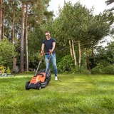 BLACK+DECKER BEMW451BH-QS plæneklipper Manuel plæneklipper Vekselstrøm Sort, Orange Orange/Sort, Manuel plæneklipper, 32 cm, 2,3 cm, 6,3 cm, Roterende knive, 35 L