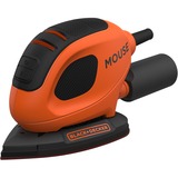 BLACK+DECKER BEW230K Rystepudser 11000 rpm Sort, Orange 55 W, Delta Sanders Orange/Sort, Rystepudser, Sort, Orange, 11000 rpm, 76 dB, 65 dB, Strøm