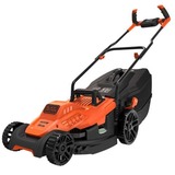 BLACK+DECKER BLACK+DECKER BEMW471BH-QS Tondeuse à Gazon Filaire 6 Hauteurs, 1600 W, Orange, 38 cm, Plæneklipper Orange/Sort, 1600 W, Orange, 38 cm