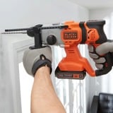 BLACK+DECKER Batteri kombihammer BCD900E2K, 18Volt, Borehammer Orange/Sort