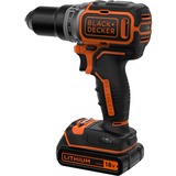 BLACK+DECKER Batteridrevet bore-/skruemaskine BL186K, 18Volt, Bore-/ skruemaskine Sort/Orange
