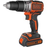 BLACK+DECKER Batteridrevet slagboremaskine BL188K, 18Volt, Slagborer skruemaskine Sort/Orange