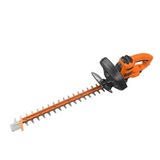 BLACK+DECKER Black + Decker Elektro-Heckenschere (500W, 50 cm Schwertlänge, 22 mm Schnittstärke, Bügel-Zweithandgriff und transparentem Handschutz, für mittlere bis große Hecken), Hækkeklipper Orange/Sort, 50 cm Schwertlänge, 22 mm Schnittstärke, Bügel-Zweithandgriff und transparentem Handschutz, für mittlere bis große Hecken)