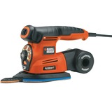 BLACK+DECKER Black + Decker KA280K Multiponceuse Autoselect 2 Vitesses, Multi Sander Orange/Sort, Multi slibemaskine, 8500 rpm, 13000 rpm, 220 W, 230 V, 12,5 cm