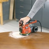 BLACK+DECKER Black + Decker KA280K Multiponceuse Autoselect 2 Vitesses, Multi Sander Orange/Sort, Multi slibemaskine, 8500 rpm, 13000 rpm, 220 W, 230 V, 12,5 cm