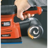 BLACK+DECKER Black + Decker KA280K Multiponceuse Autoselect 2 Vitesses, Multi Sander Orange/Sort, Multi slibemaskine, 8500 rpm, 13000 rpm, 220 W, 230 V, 12,5 cm