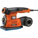 BLACK+DECKER Black + Decker KA280K Multiponceuse Autoselect 2 Vitesses, Multi Sander Orange/Sort, Multi slibemaskine, 8500 rpm, 13000 rpm, 220 W, 230 V, 12,5 cm