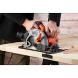 BLACK+DECKER CS1550, Rundsav Orange/Sort