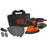 BLACK+DECKER KA2000 14000 rpm, Delta Sanders Orange/Sort, 14000 rpm, 2 mm, 1 mm, Strøm, 230 V, 2 m