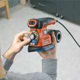 BLACK+DECKER KA280K Rystepudser 13000 rpm, Multi Sander Orange/Sort, Rystepudser, 8500 rpm, 13000 rpm, 2 mm, 1 mm, Strøm