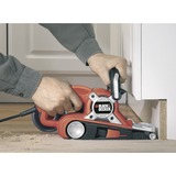 BLACK+DECKER KA88 Bånd slibemaskine, Båndsliber Orange/Sort, Bånd slibemaskine, Strøm, 230 V, 3 m, 75 x 190 mm, 720 W