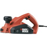 BLACK+DECKER KW712 elektrisk høvl 650 W 17000 rpm Sort, Orange Orange/Sort