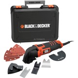 BLACK+DECKER MT300KA Sort, Orange 300 W 10000 OPM, Multi-funktion værktøj Orange/Sort, Skære, Skrabning, Slibning, Sort, Orange, 10000 OPM, 22000 OPM, Strøm, 300 W
